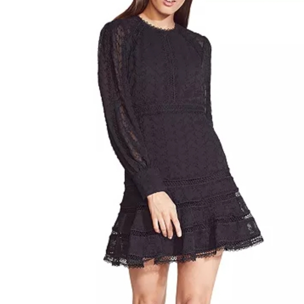 Bardot Prinnie Mini Dress Black